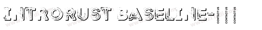 IntroRust BaseLine字体转换